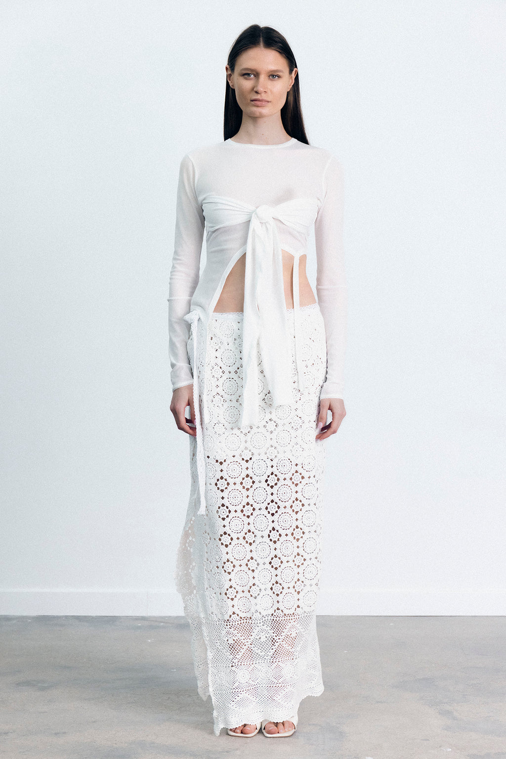 LENA KNIT TIE TOP