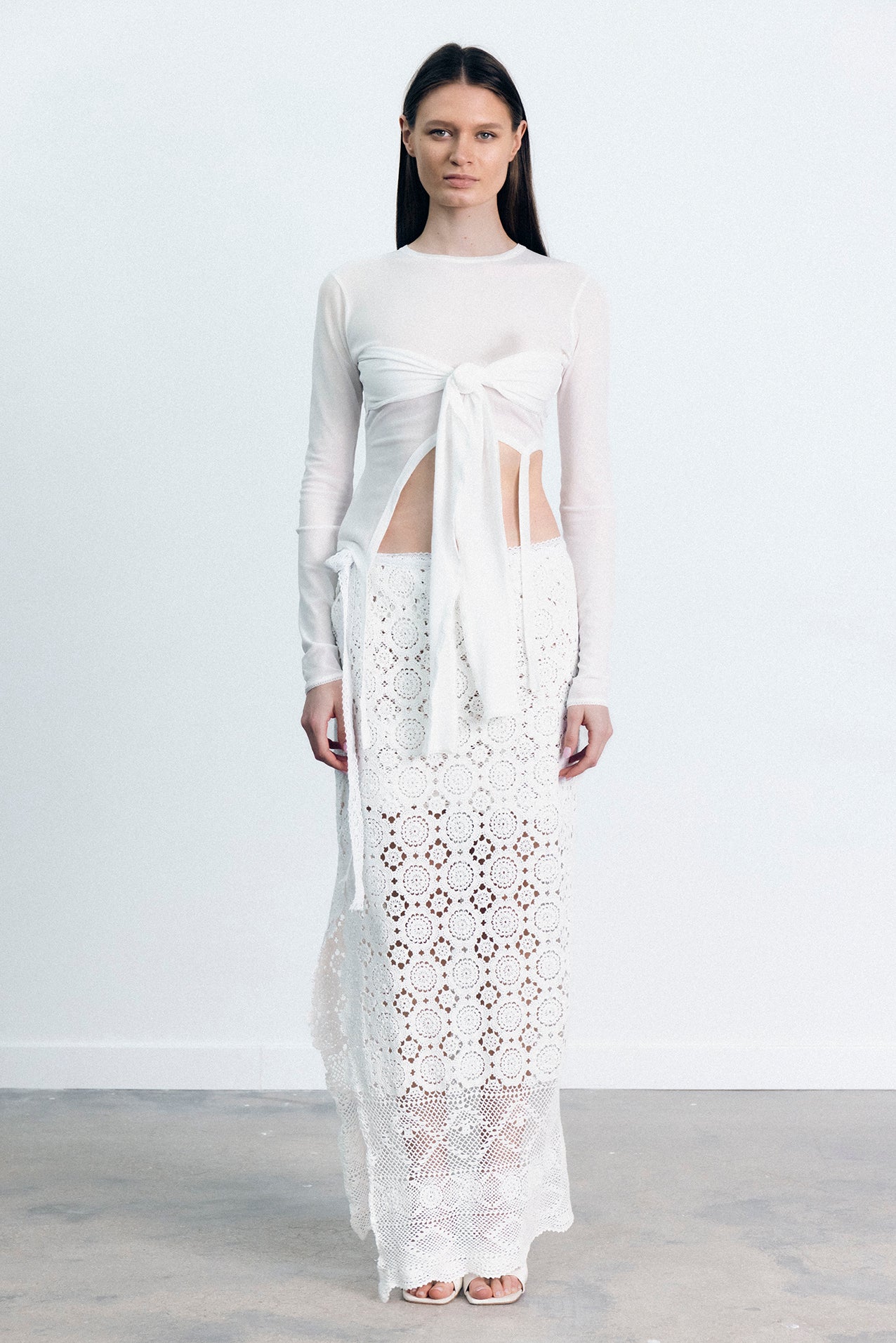 LENA KNIT TIE TOP