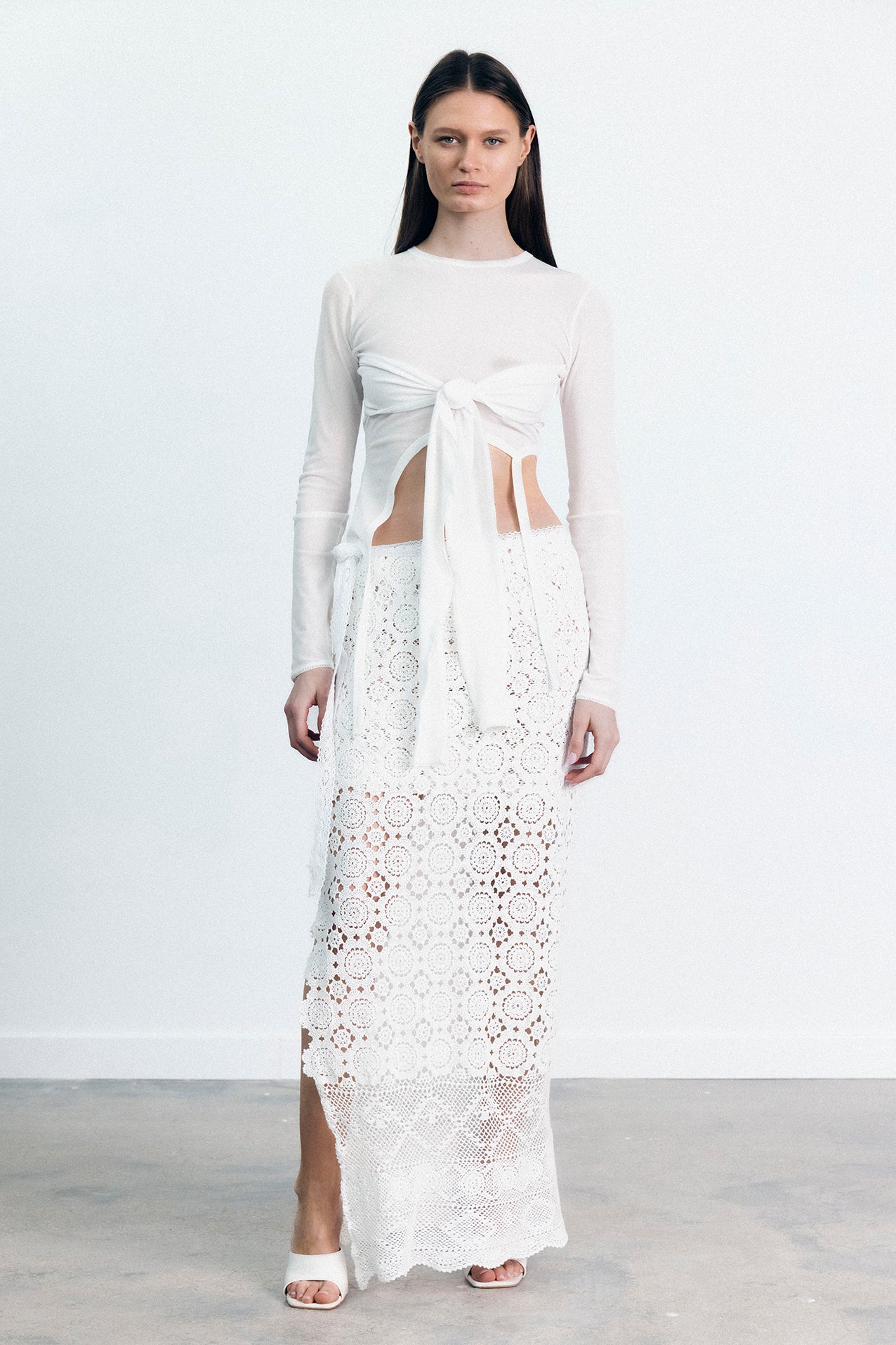 LENA KNIT TIE TOP