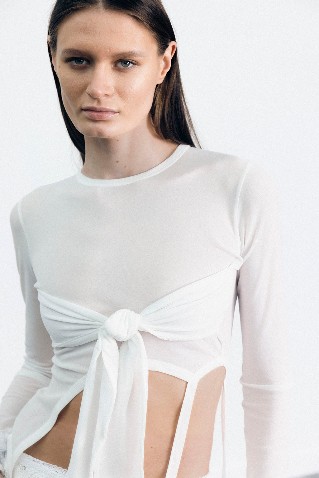 LENA KNIT TIE TOP