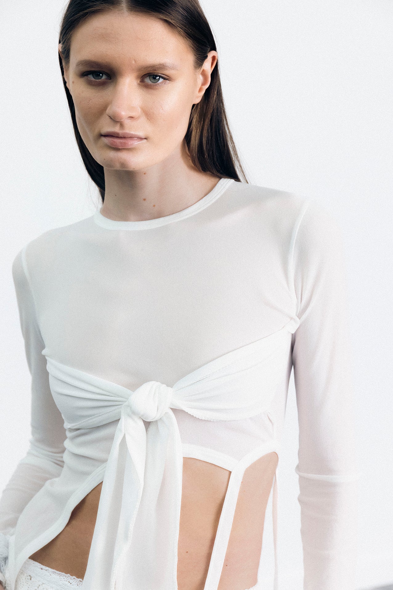 LENA KNIT TIE TOP