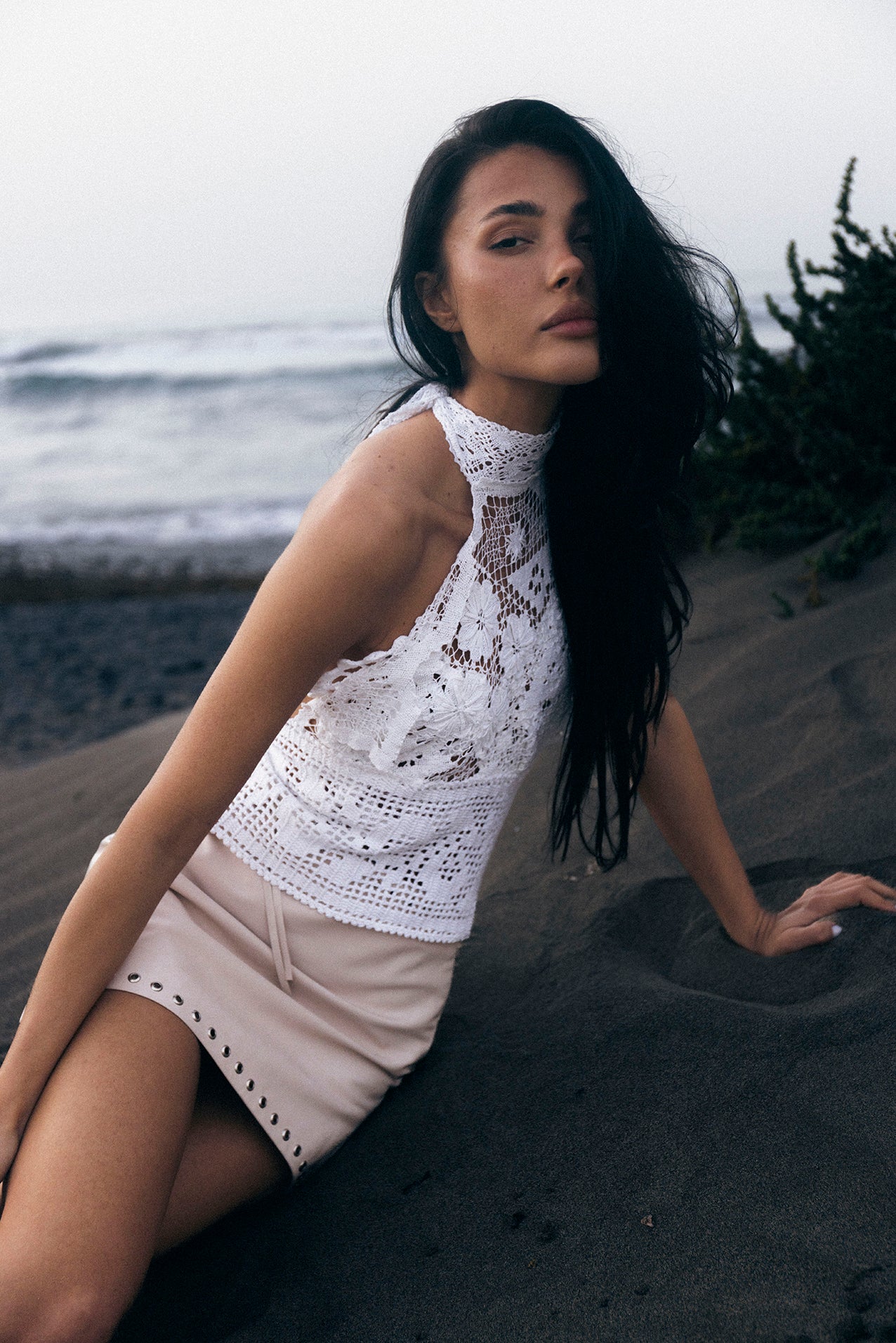 BROOKLYN LEATHER SKIRT