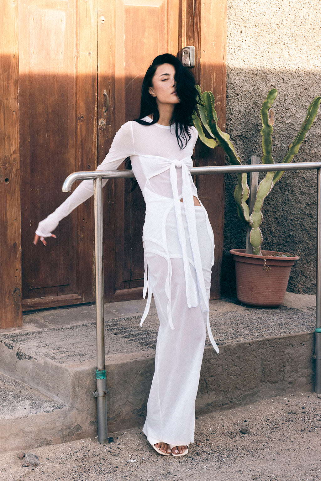 LENA KNIT TIE DRESS