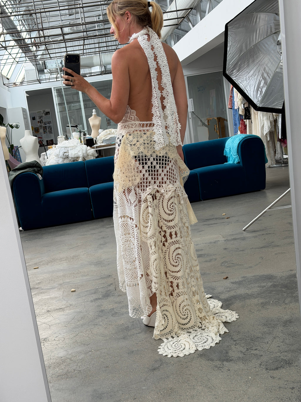 Altered halter dress Sadeen