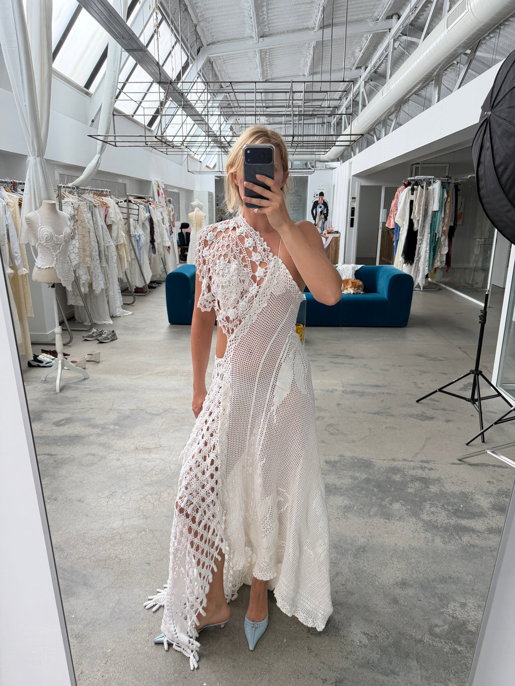 Pre purchase asymmetrical maxi dress