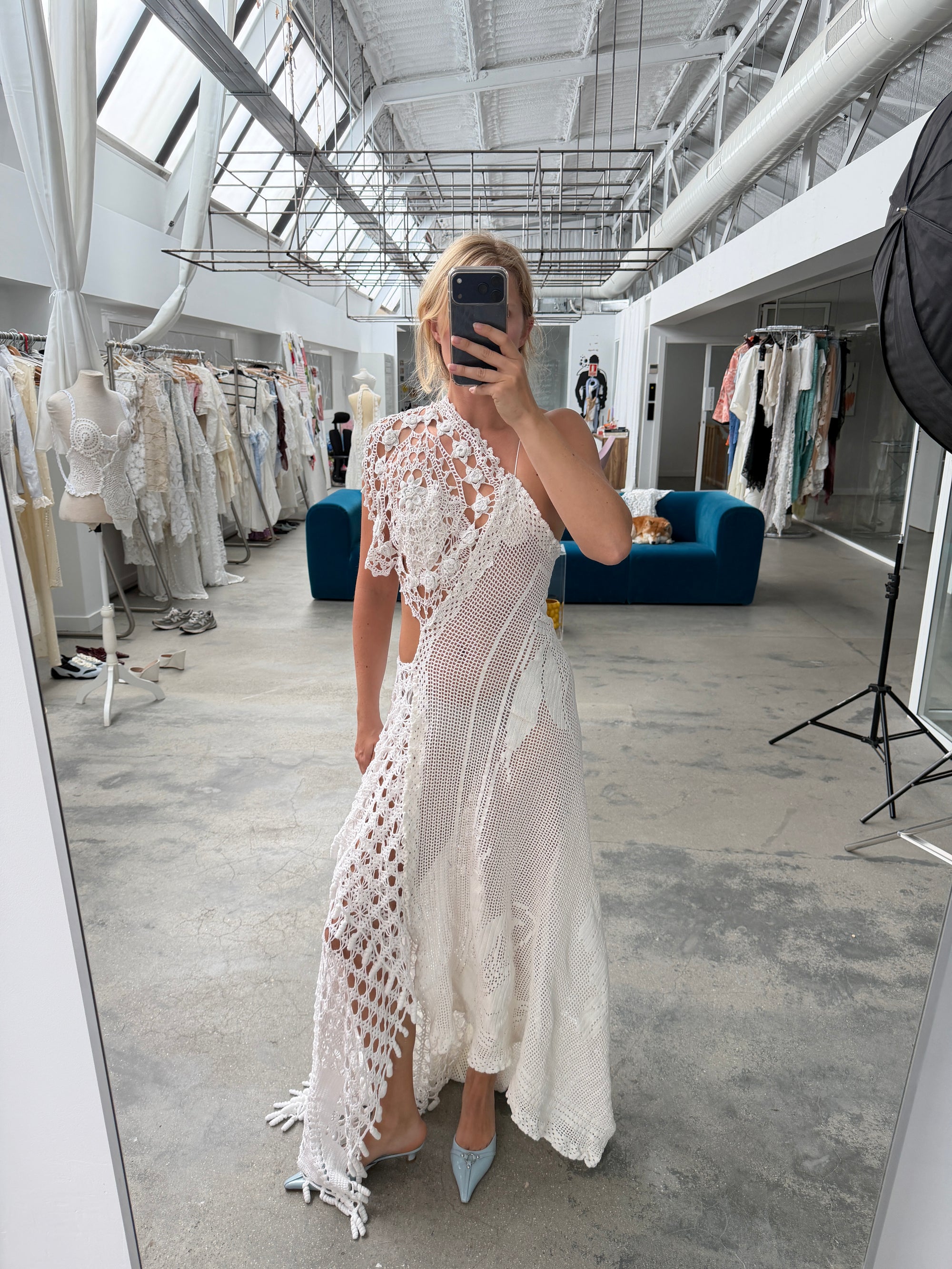 Pre purchase asymmetrical maxi dress