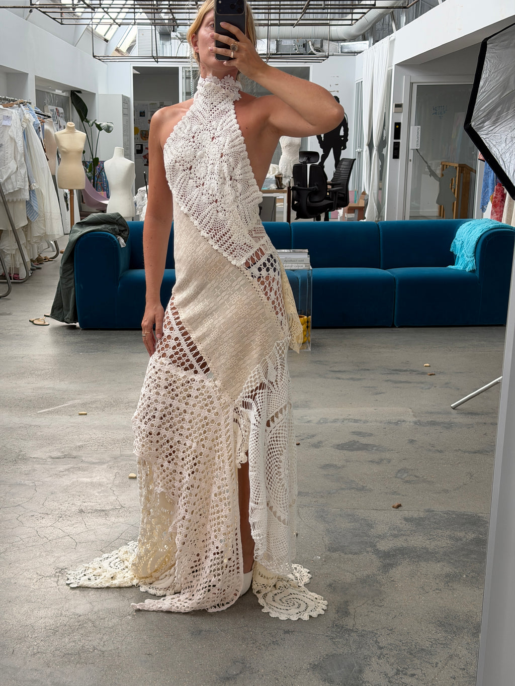Altered halter dress Sadeen