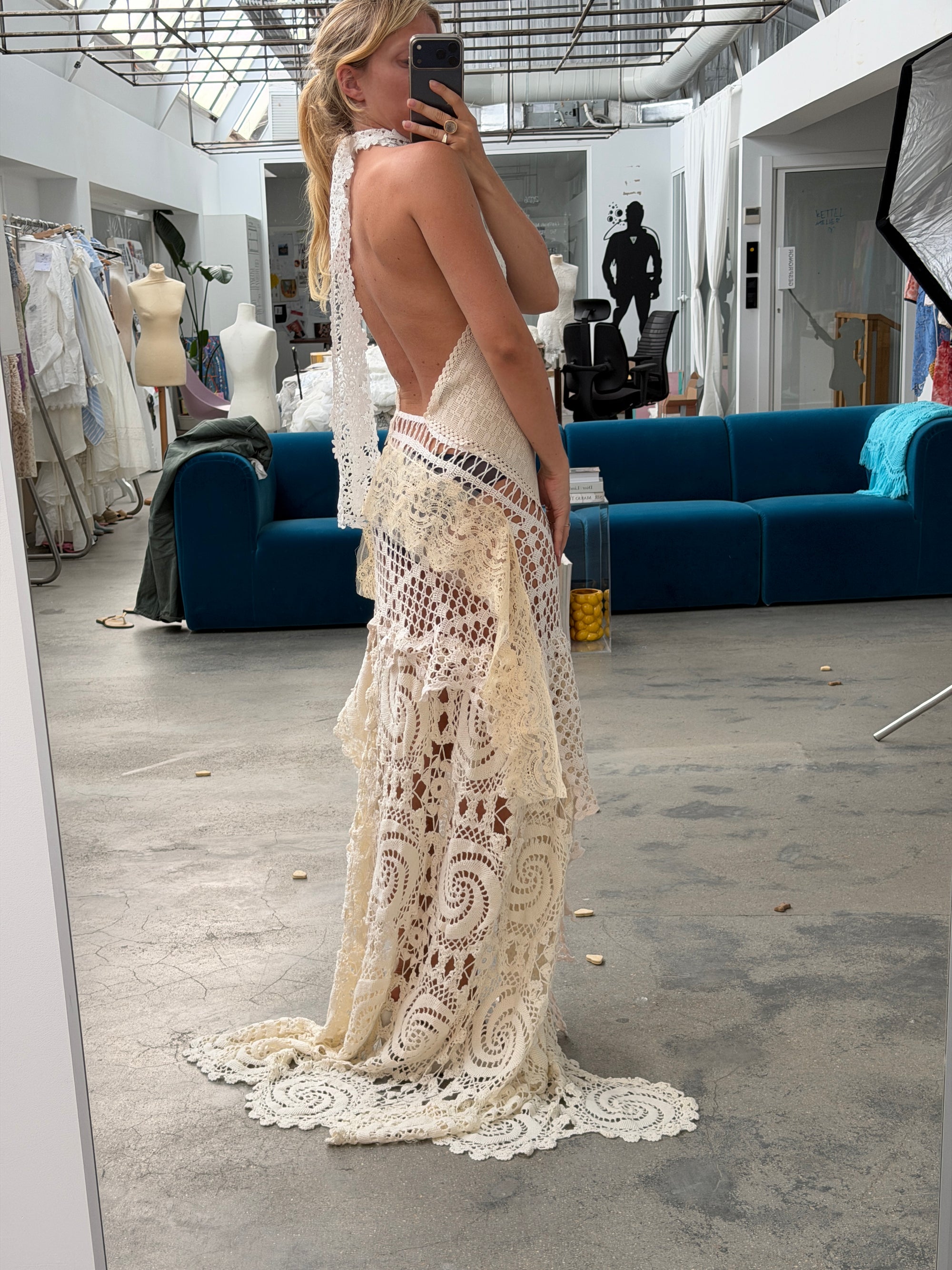 Altered halter dress Sadeen