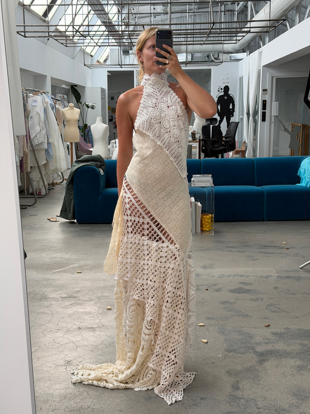 Altered halter dress Sadeen