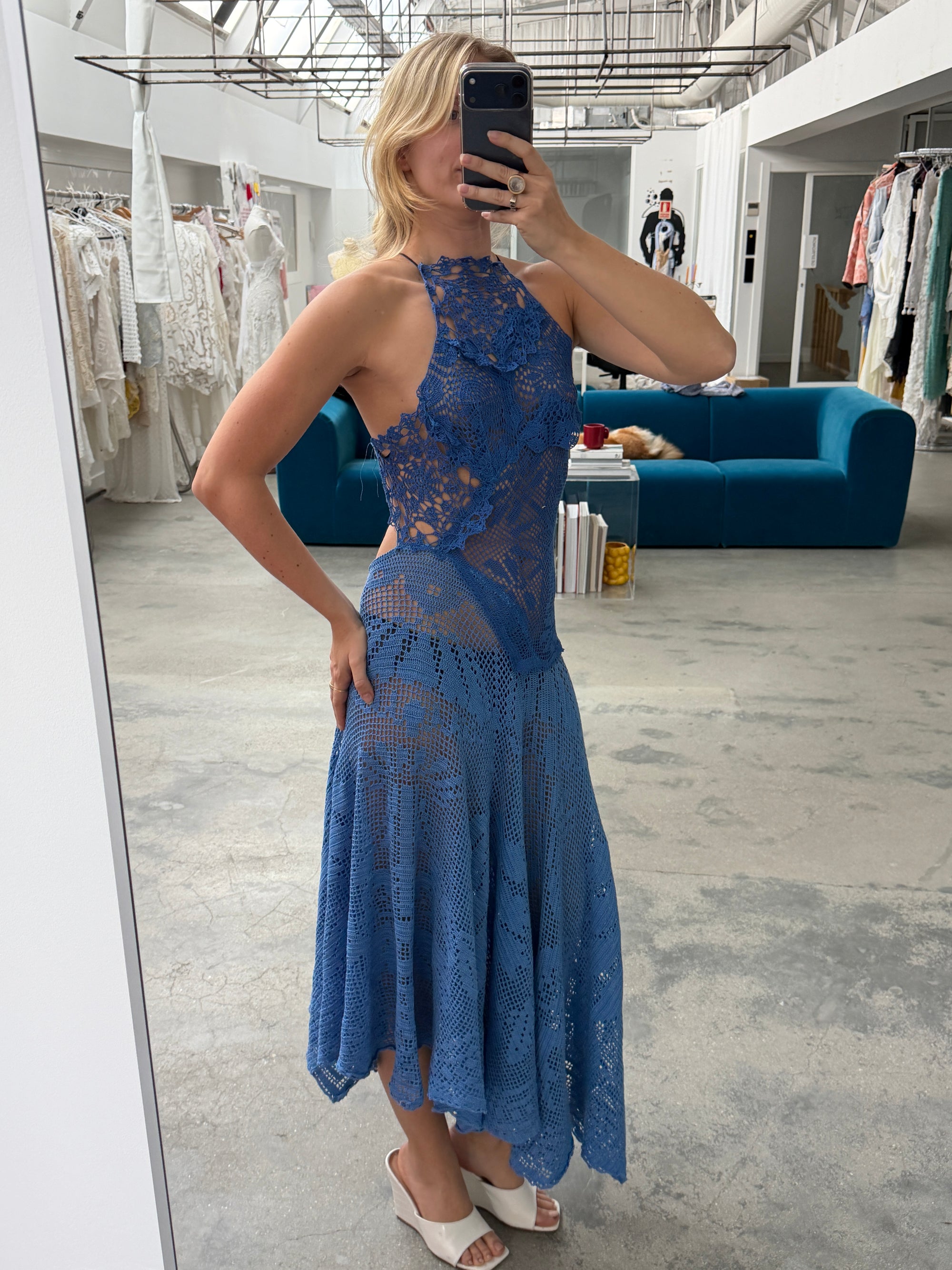 Pre purchase blue dress