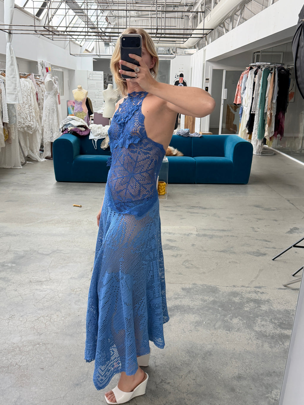 Pre purchase blue dress