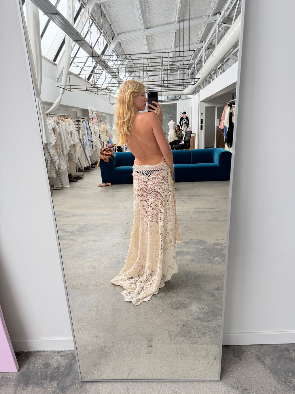Pre purchase cream dress