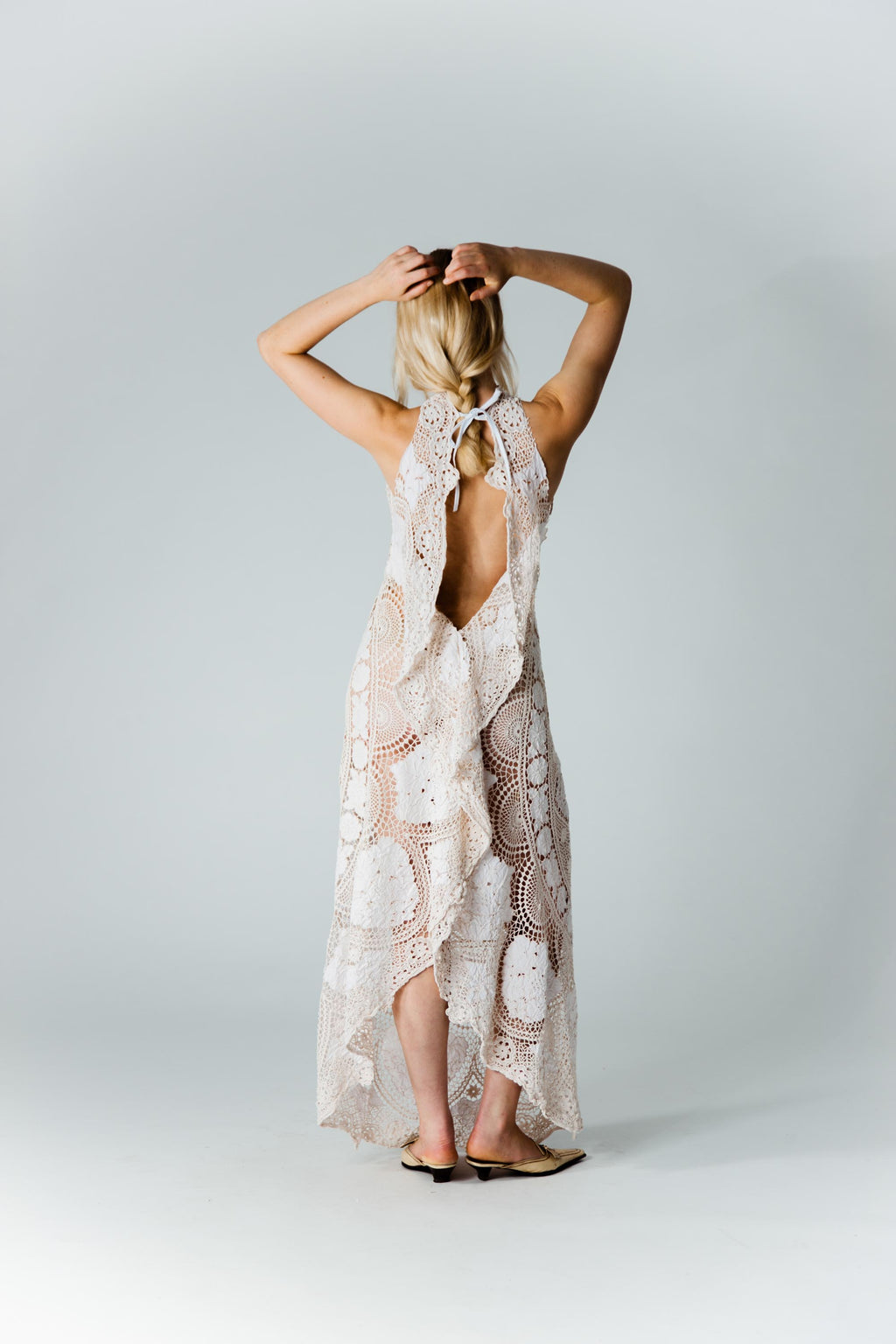 HANDKERCHIEF DRESS MAXI
