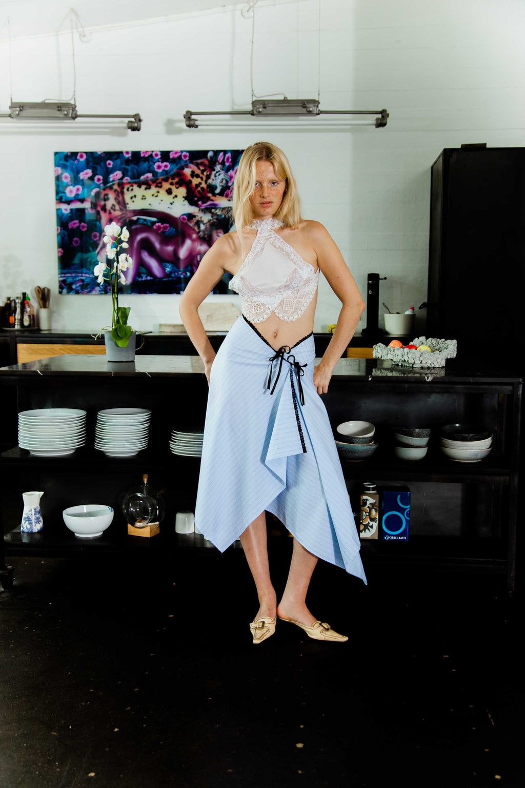 HANDKERCHIEF TOP HALTER
