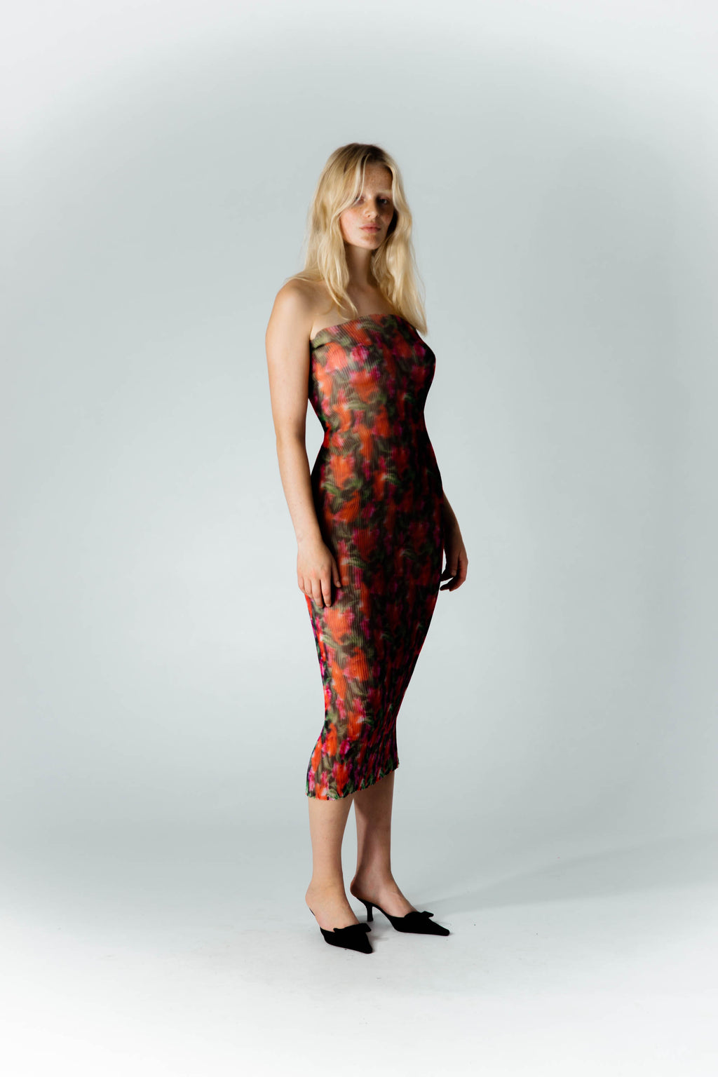 TUBE DRESS RED