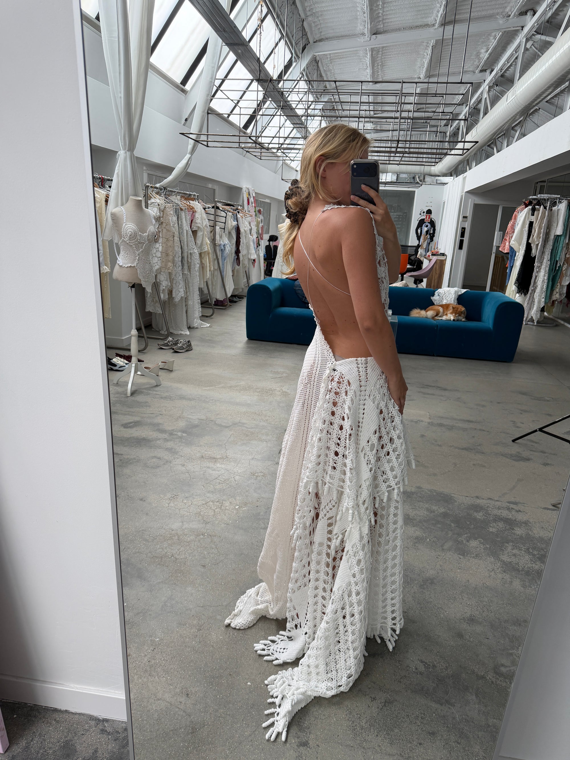 Pre purchase asymmetrical maxi dress