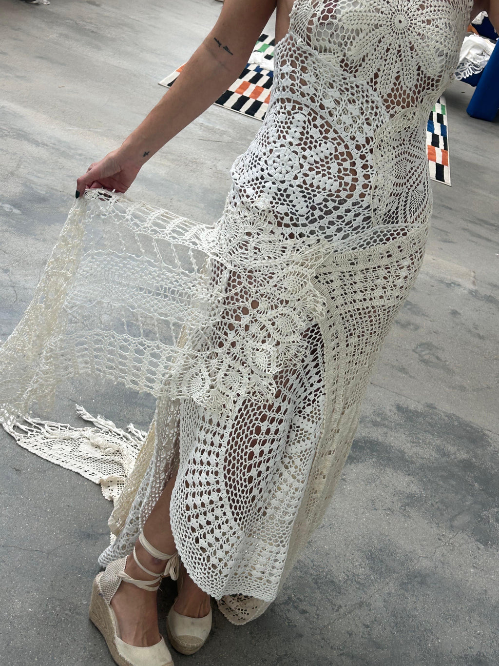 Pre sale halter crochet dress