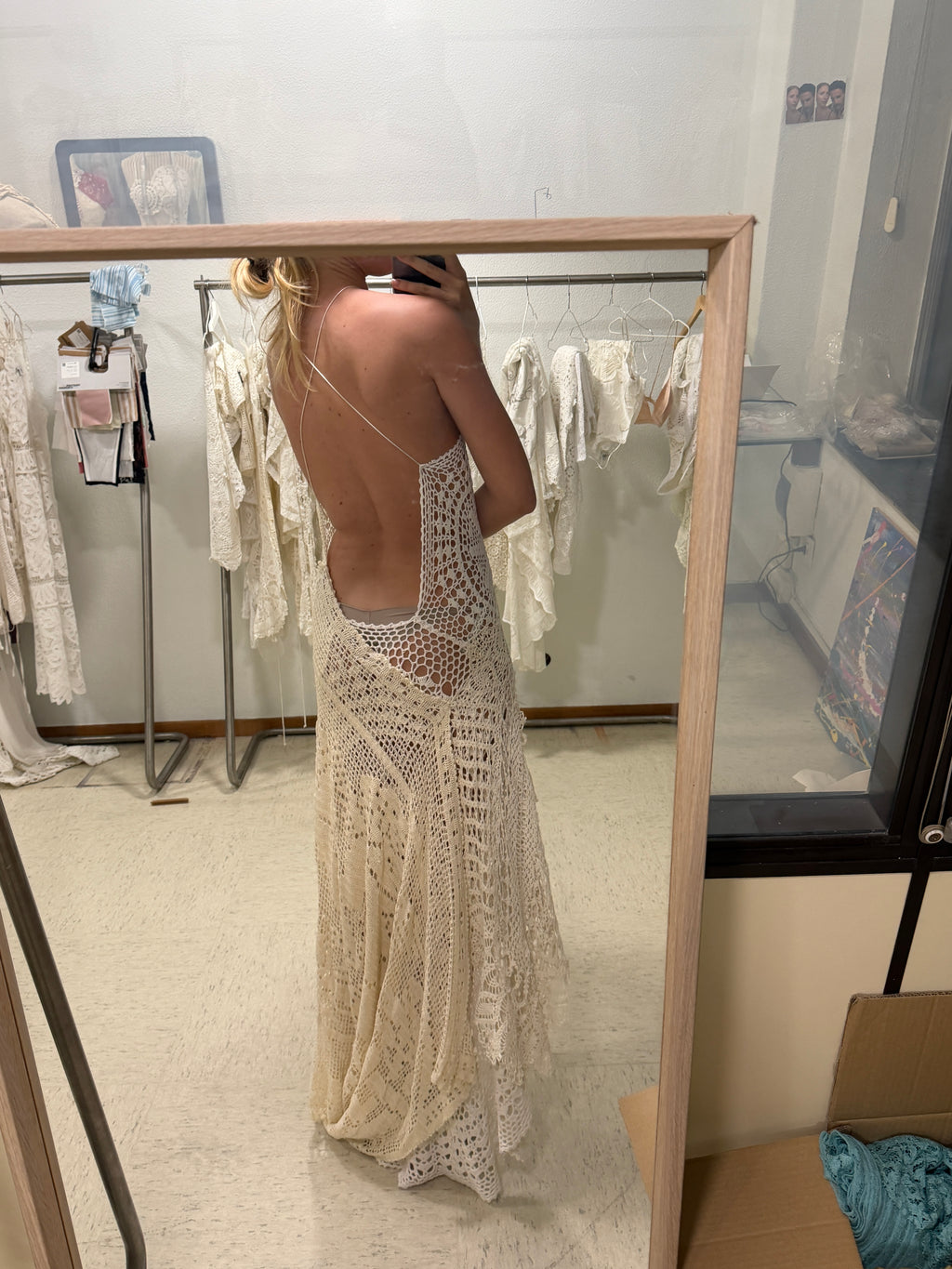Pre sale halter crochet dress