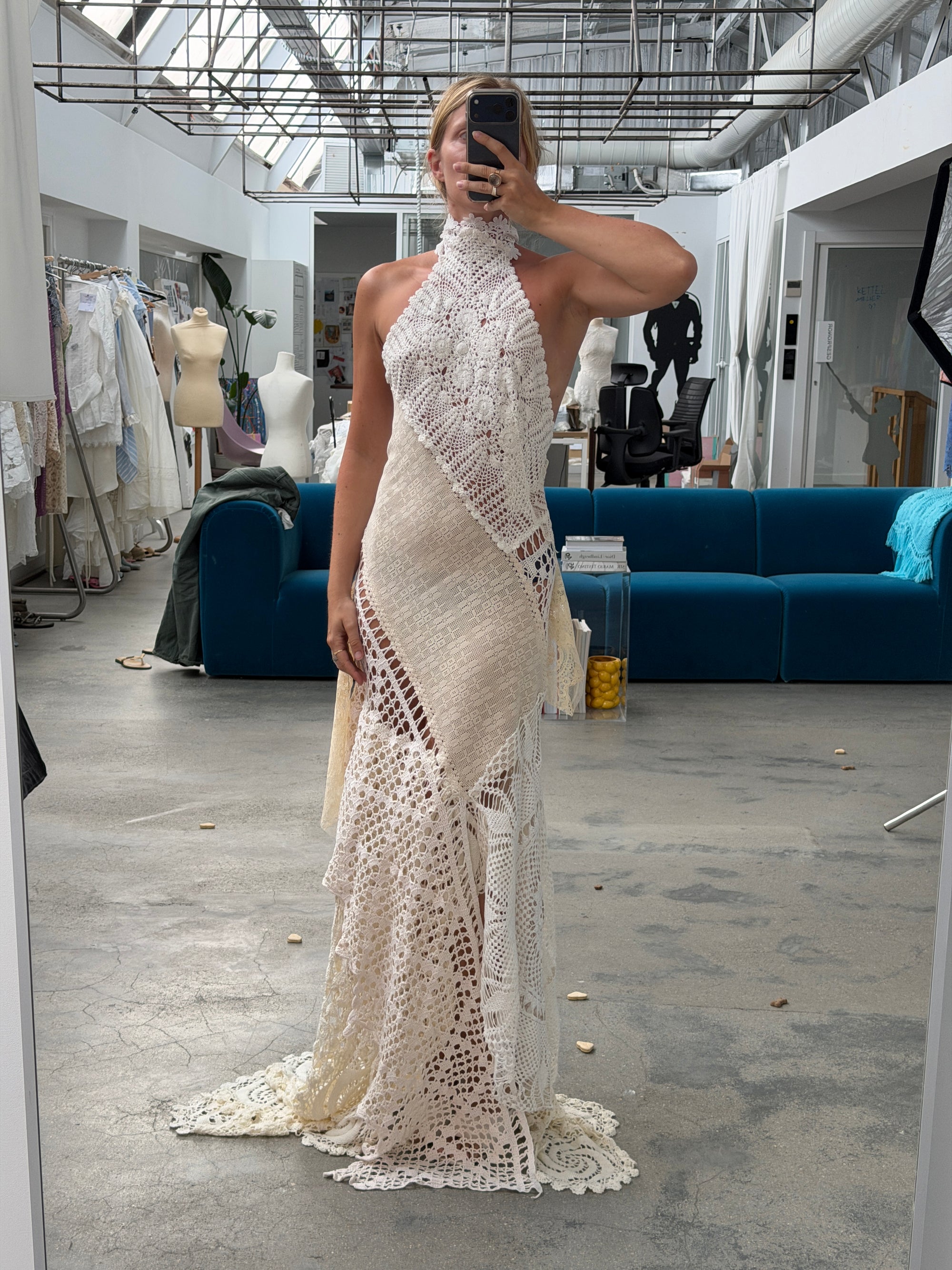 Altered halter dress Sadeen