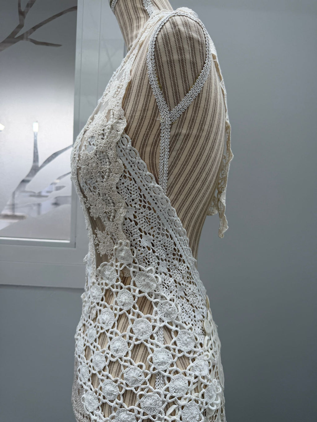Custom dress Berta plus veil