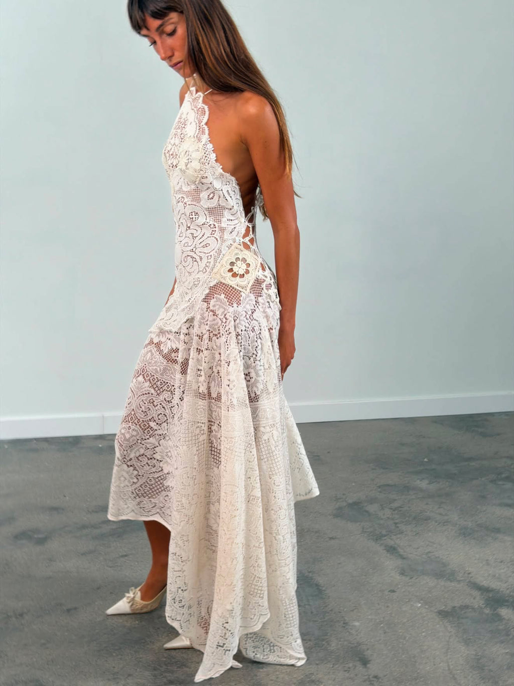 Pre purchase halter strap dress