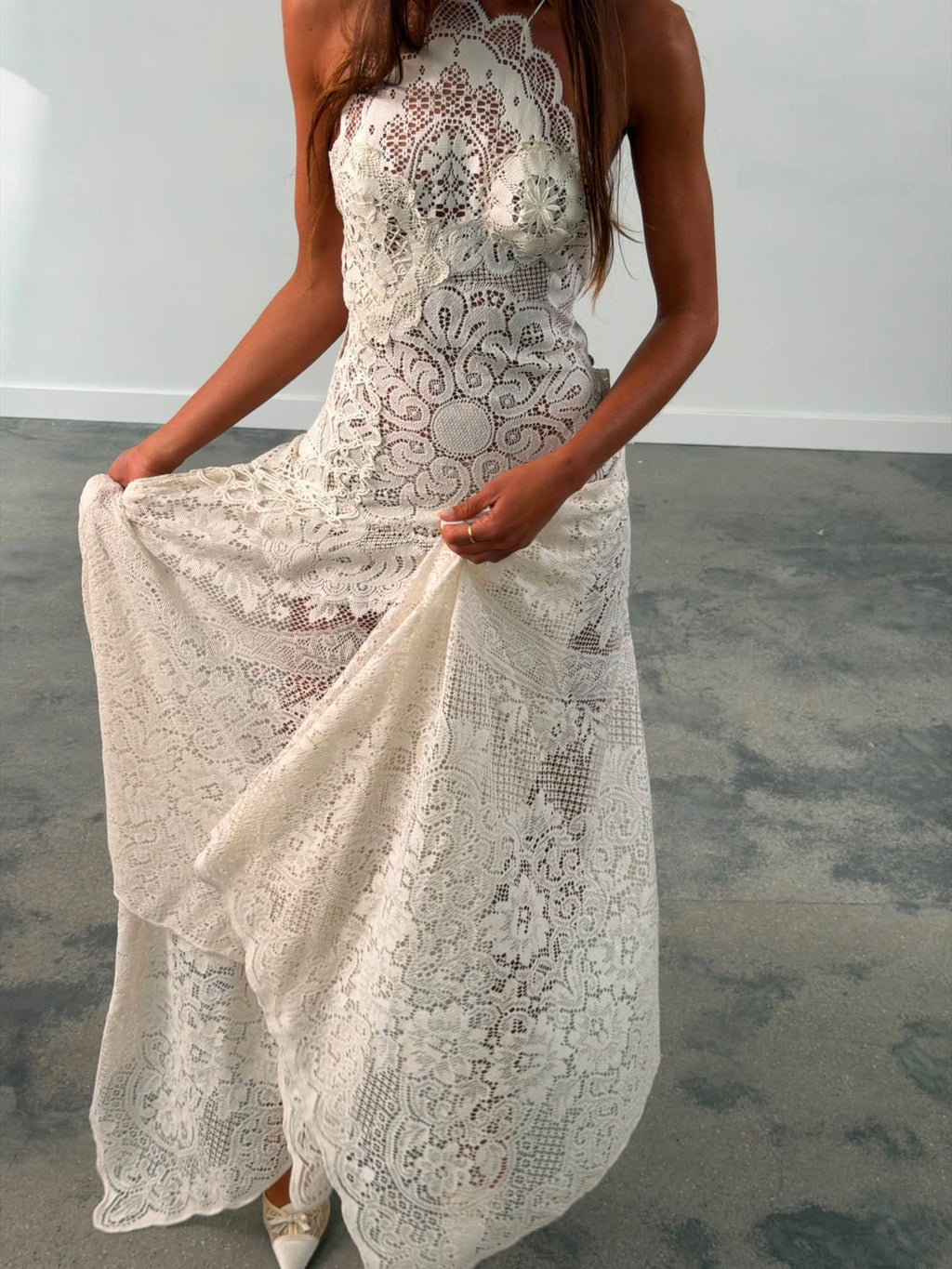 Pre purchase halter strap dress