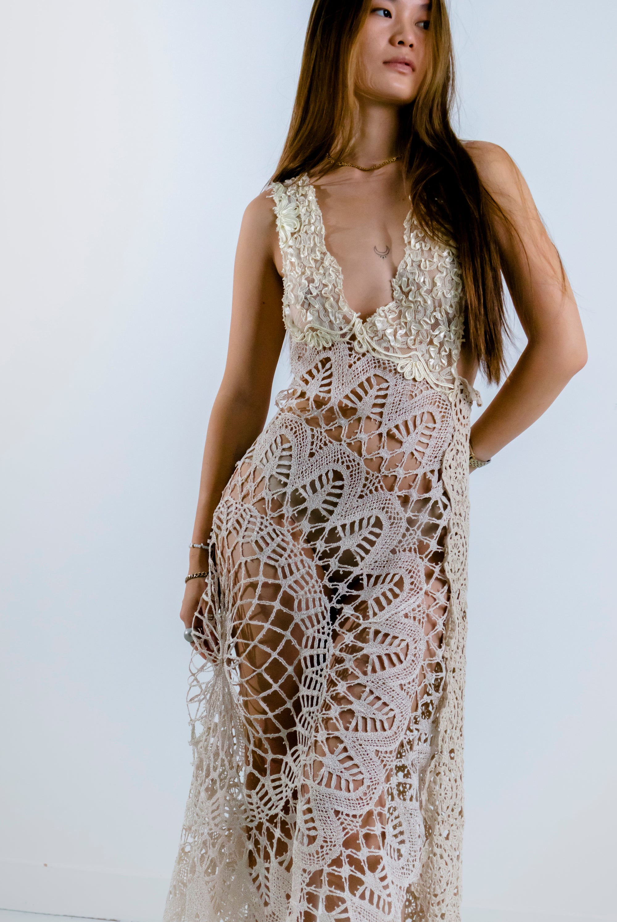 HANDKERCHIEF DRESS MIDI
