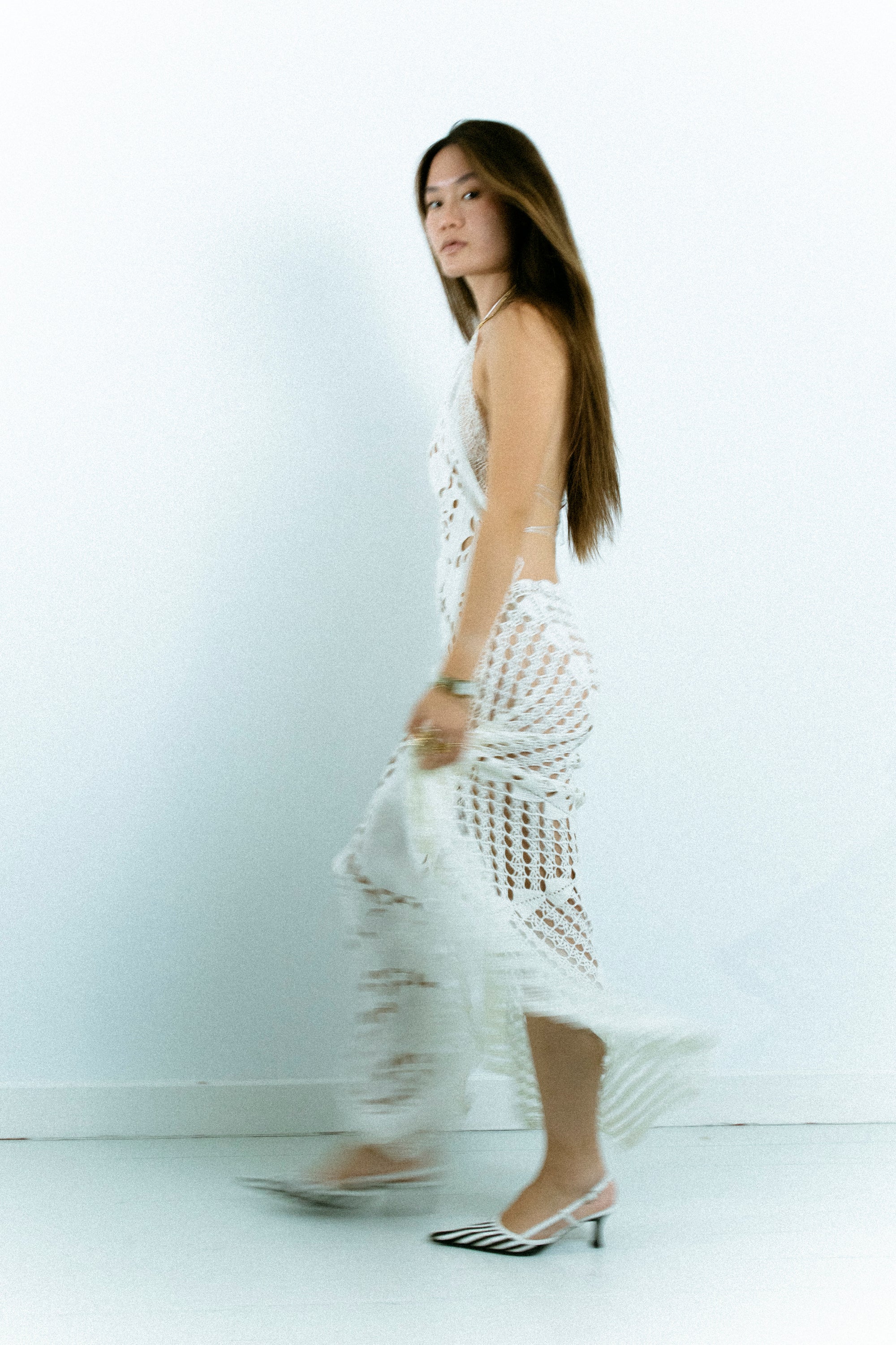 HANDKERCHIEF DRESS HALTER