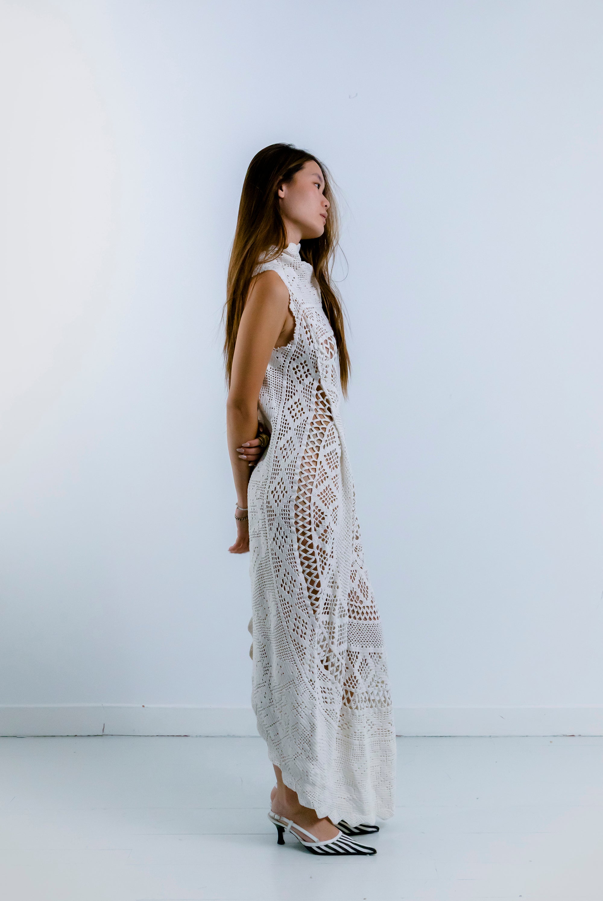 HANDKERCHIEF DRESS HALTER