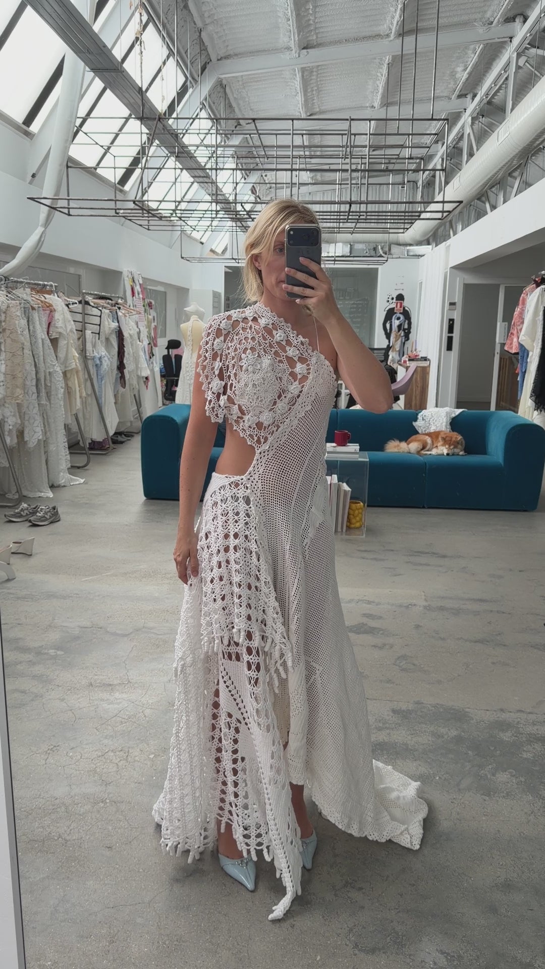 Pre purchase asymmetrical maxi dress