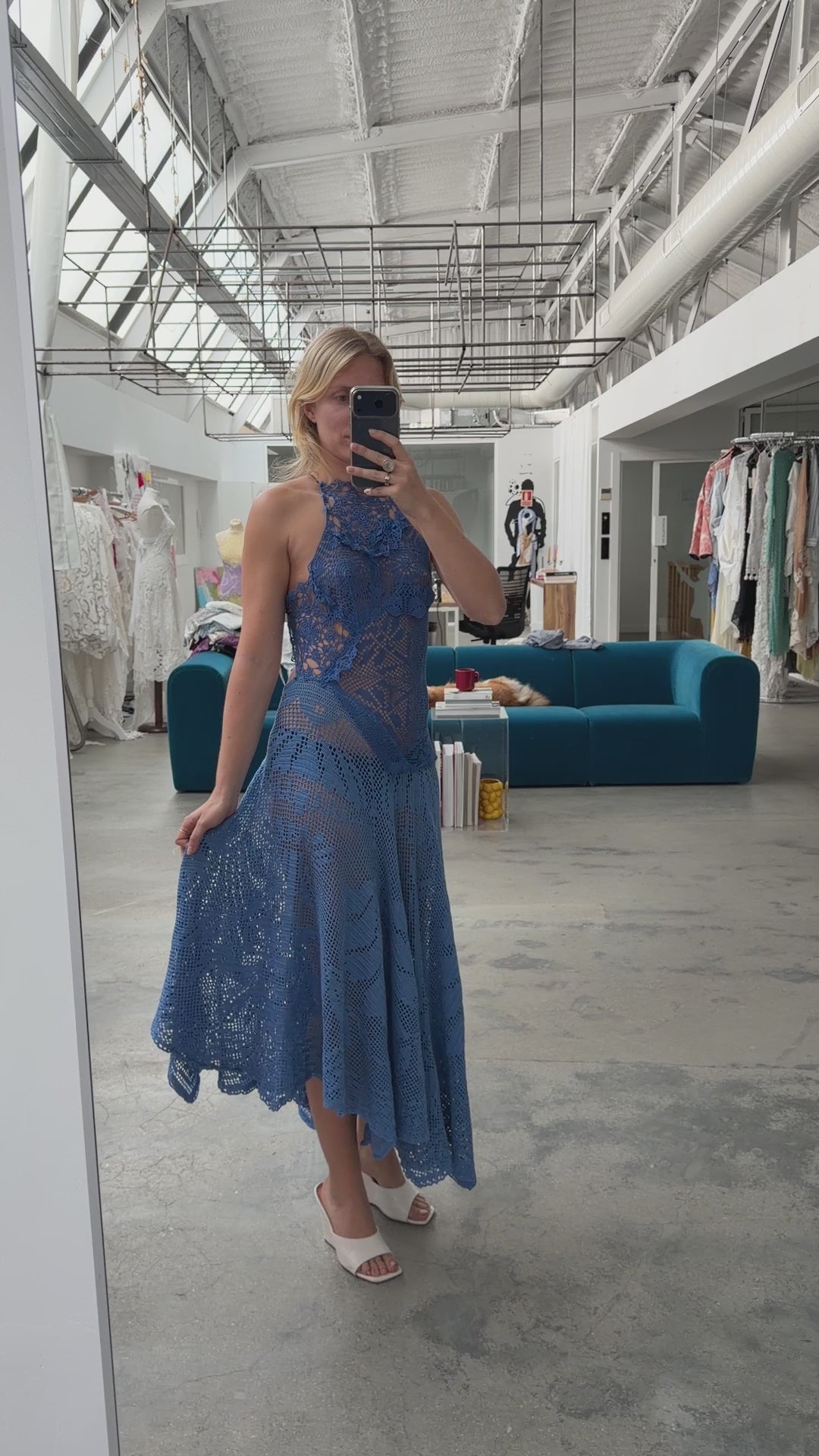 Pre purchase blue dress